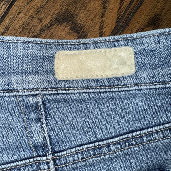 AG Adriano Goldschmied Darted Hailey Ex-Boyfriend Denim Cut Off‎ Shorts 26R 2" - Picture 7 of 9